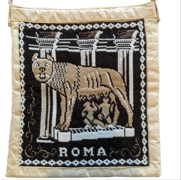 😊 Vintage Rome canvas tote - Picture 2 of 8
